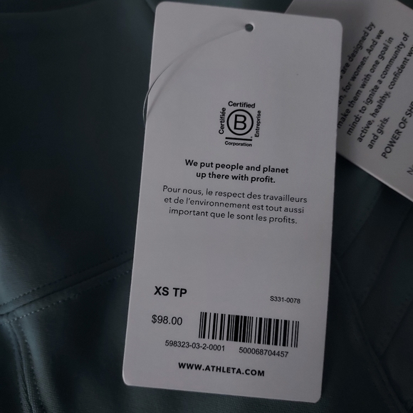 NWT Athleta Delancy Moto tights, XS - Picture 11 of 15